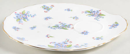 Forget Me Not Snack Plate