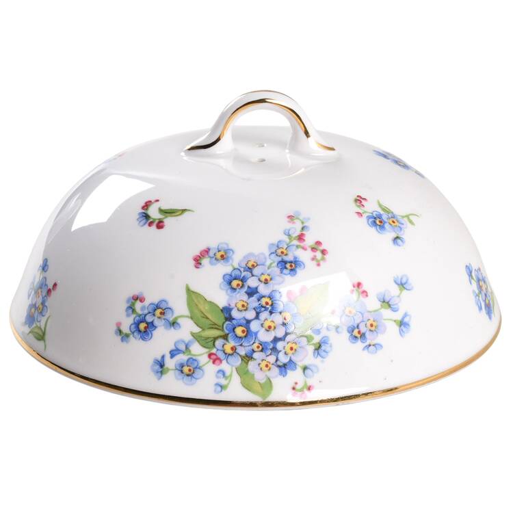 Forget Me Not Lid for Round Butter