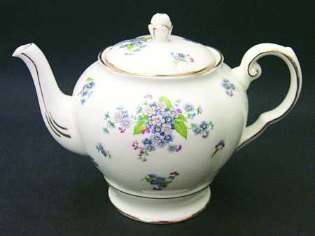 Forget Me Not Teapot & Lid