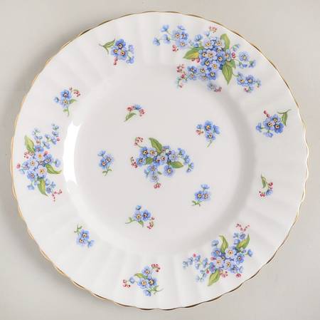 Forget Me Not Salad Plate
