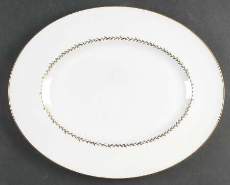 Golden Fern 13" Oval Serving Platter