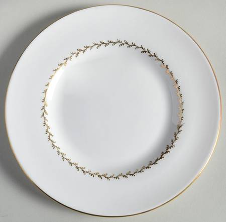 Golden Fern Bread & Butter Plate