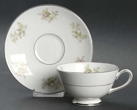 Green Duchess Footed Cup & Saucer Set