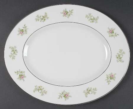 Green Duchess 13" Oval Serving Platter