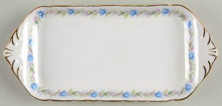 Love In The Mist Blue Tray for Mini Creamer & Open Sugar