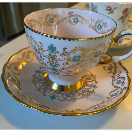 Louise Footed Cup & Saucer Set