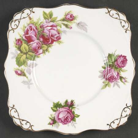 Moss Rose Cookie Plate