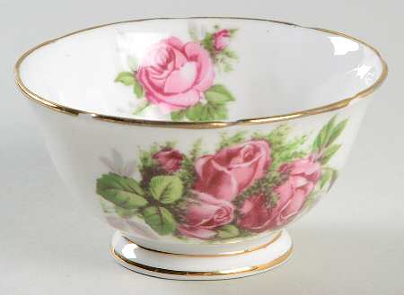 Moss Rose Open Sugar Bowl