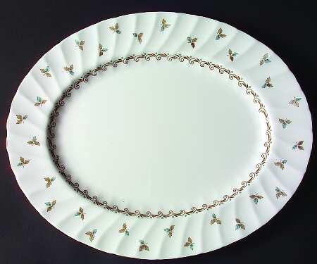 Nanette 15" Oval Serving Platter