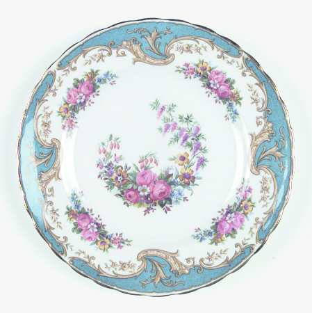 Naples Blue Dessert/Pie Plate