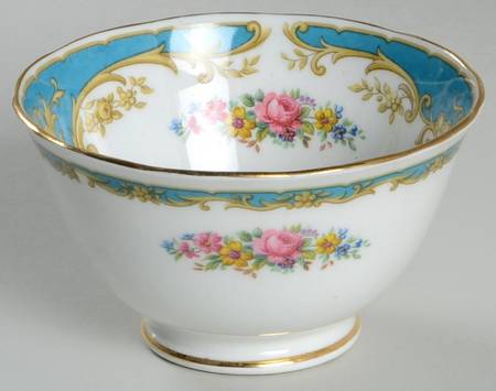 Naples Blue Open Sugar Bowl