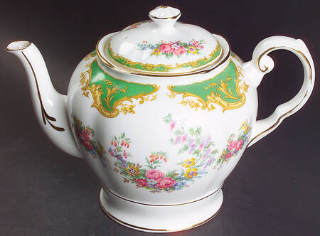 Naples Green Teapot & Lid