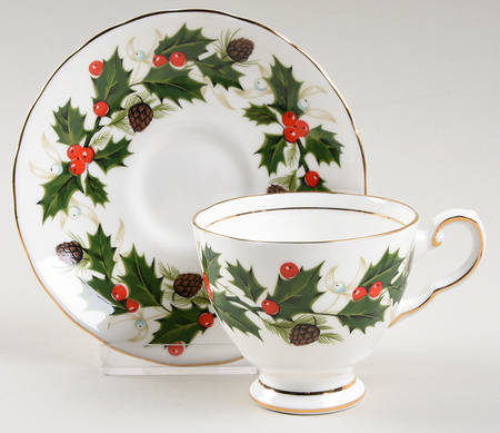 Noel Footed Demitasse Cup & Saucer Set