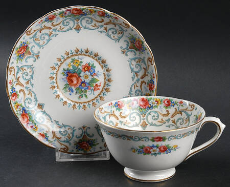 Orleans Footed Cup & Saucer Set