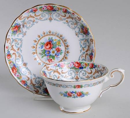Orleans Footed Cup & Saucer Set