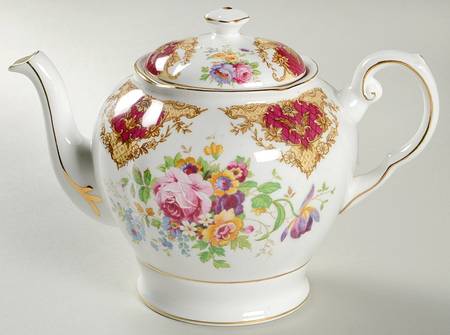 Provence Maroon Teapot & Lid