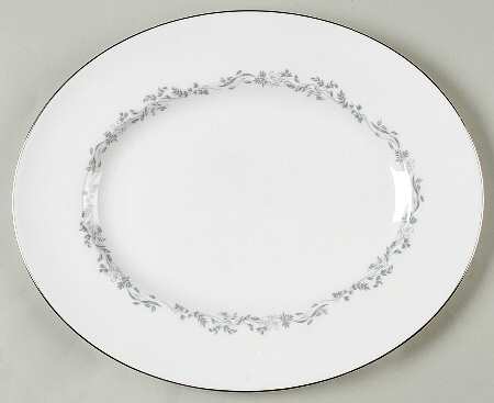 Silver Glade 13" Oval Serving Platter