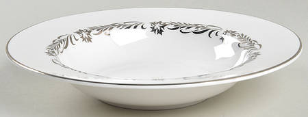 Silver Heritage Rim Soup Bowl