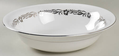 Silver Heritage 9" Round Vegetable Bowl
