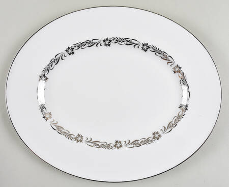 Silver Heritage 13" Oval Serving Platter