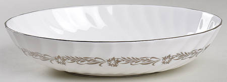Silver Heritage 9" Oval Vegetable Bowl