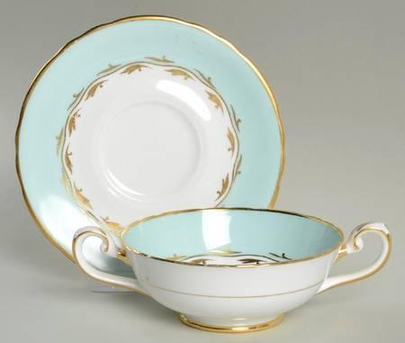 Westminster Footed Cream Soup Bowl & Saucer Set