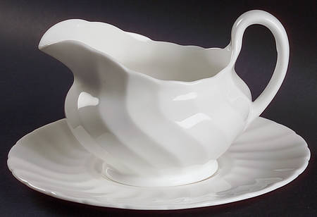 Whitecliffe Gravy Boat & Underplate