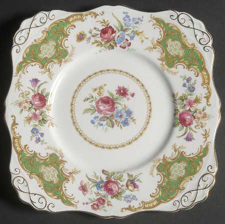 Windsor Green Cookie Plate