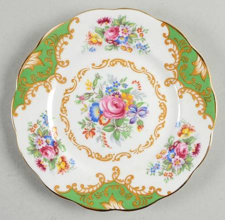 Windsor Green Bread & Butter Plate