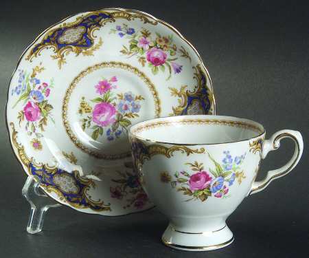 Windsor Blue Footed Cup & Saucer Set