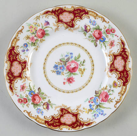Windsor Red Salad Plate