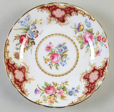 Windsor Red Bread & Butter Plate