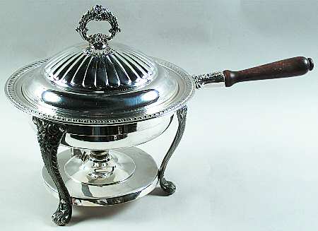Silverplate Hollowware Silverplate Chafing Dish