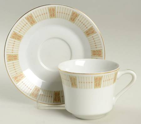 TKO2 Flat Cup & Saucer Set