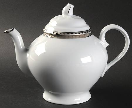 Platinum Band Teapot & Lid