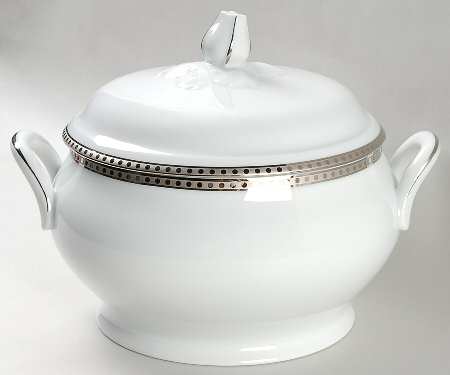 Platinum Band Tureen &  Lid