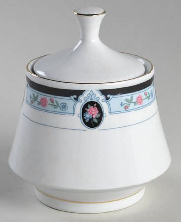 Cameo Rose Sugar Bowl & Lid
