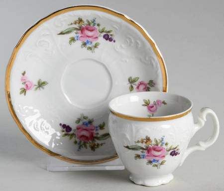 Sonata Footed Demitasse Cup & Saucer Set