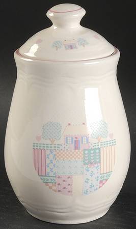 Patchwork Garden Small Canister & Lid