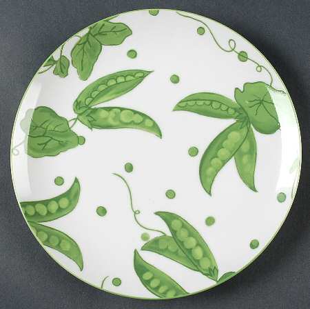 Vegetable Polka Dot Salad Plate
