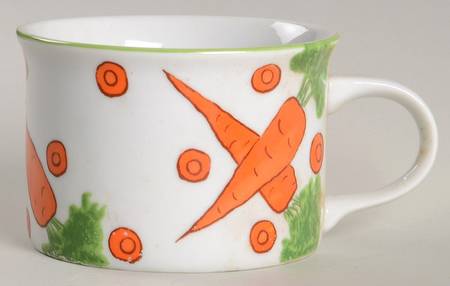 Vegetable Polka Dot Soup Mug