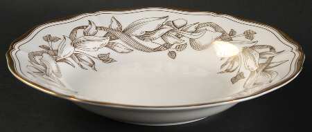 Tiffany Celebration Large Rim Soup Bowl