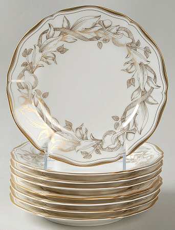 Tiffany Celebration Salad/Dessert Plate - Set of 8