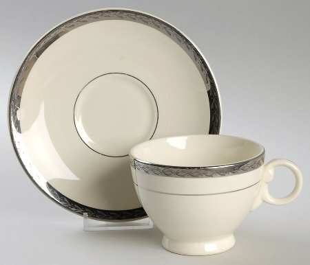 4404 Footed Cup & Saucer Set