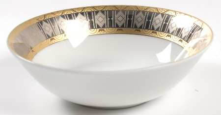 Platinum with Gold Fruit/Dessert (Sauce) Bowl