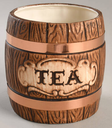 Barrel Tea Canister No Lid