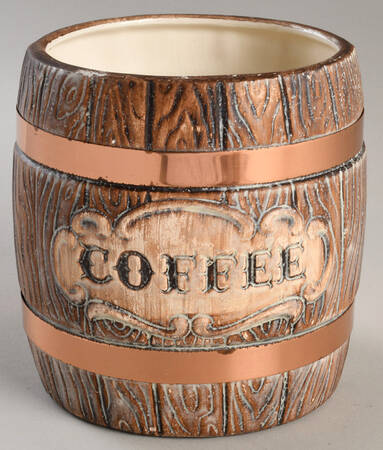 Barrel Coffee Canister No Lid