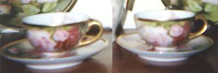 Mentone Footed Cup & Saucer Set