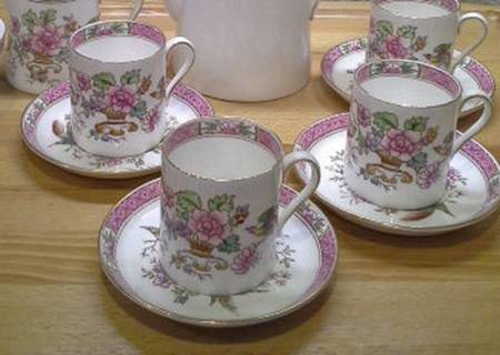 C8363 (Smooth) Flat Demitasse Cup & Saucer Set