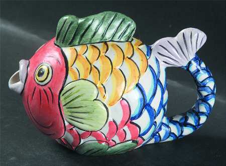 Pescada (Blue Trim) Figural Creamer